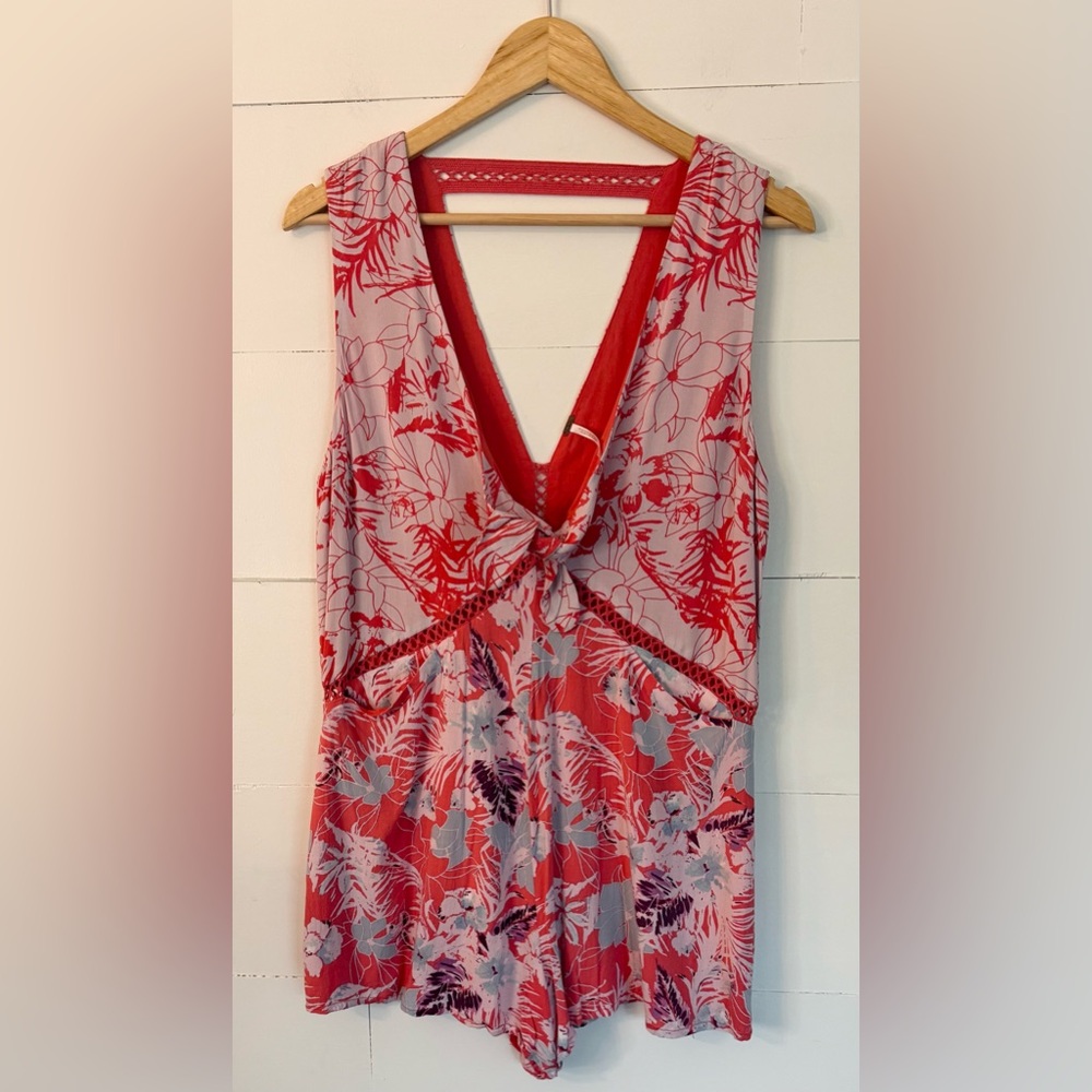 Free People Floral Romper Size S